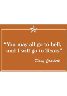 Texas Davy Crockett Quote Magnet