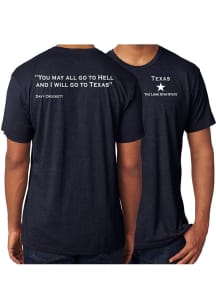 Texas Navy Davy Crockett Quote Short Sleeve Short Sleeve T Shirt