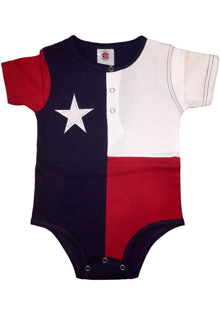 Texas Infant Navy Flag Onesie