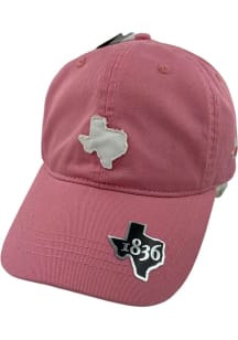 Texas 1836 Small State Shape Adjustable Hat - Red