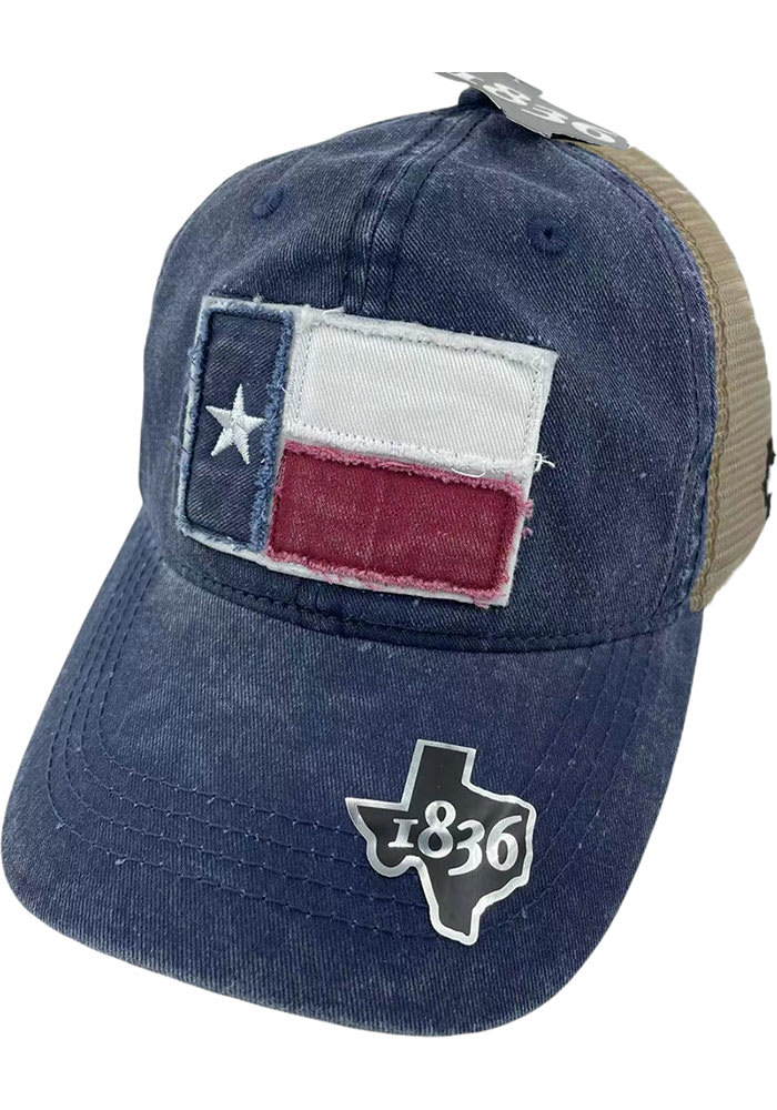 Texas State Flag Patch Trucker Hat - Oversized XXL Mesh Back Cap With Adjustable Snapback For Large Heads