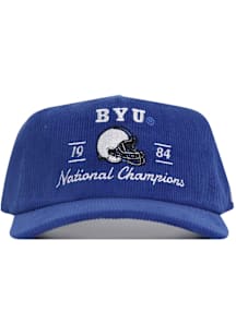 No Rivals BYU Cougars Vintage Natty Cord Adjustable Hat - Blue