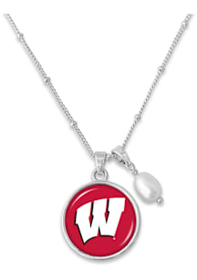 Wisconsin Badgers  Necklace