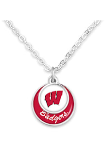 Wisconsin Badgers  Necklace
