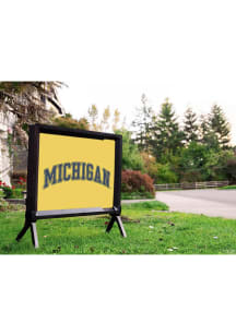 Yellow Michigan Wolverines Arch Yardsy Light Up Yard Sign