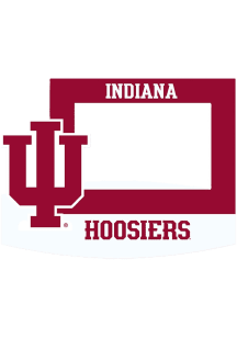 Crimson Indiana Hoosiers 4x6 Standee Main Mark Picture Frame