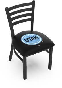 Utah Hockey Club Stationary Black Wrinkle Finish Pub Stool - Black