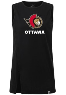 Levelwear Ottawa Senators Womens Black Influx Home Turf Tank Top