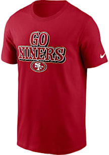 Nike San Francisco 49ers Crimson Local Pack Short Sleeve T Shirt