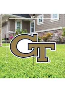 GA Tech Yellow Jackets Team Yard Sign - Gold
