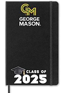 George Mason University Class of 25 team logo Notebook and Folder - Black