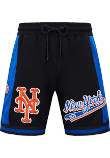 Pro Standard New York Mets Mens Black Script Tail Shorts