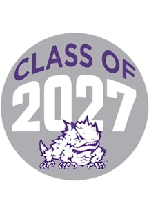 TCU Horned Frogs 3" Class of 2027 Button - Purple