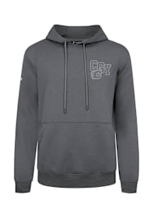 Levelwear Calgary Flames Mens Grey Podium Grain Long Sleeve Hoodie