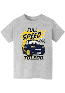 Vive La Fete Toledo Rockets Youth Grey Full Speed Short Sleeve T-Shirt