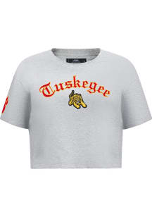 Pro Standard Tuskegee University Womens Grey Classic Short Sleeve T-Shirt