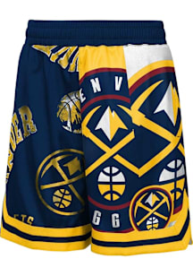 Denver Nuggets Youth Navy Blue Alley Oop Shorts