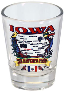 Iowa State Map Shot Glass