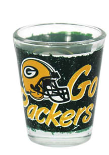 Green Bay Packers Torn Logo Shot Glass