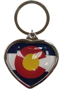 Colorado Bubble Flag Keychain