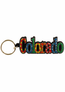 Colorado PVC Festive Keychain