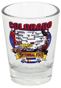 Colorado State Map Shot Glass