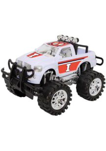 White Illinois Fighting Illini Monster Toy Car