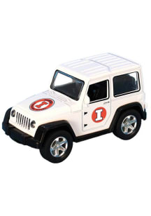 White Illinois Fighting Illini Pullback Toy Car