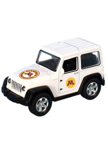 White Minnesota Golden Gophers Pullback Toy Car