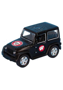 Black Wisconsin Badgers Pullback Toy Car