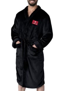 Black Wisconsin Badgers #1 Dad Silk Touch Bathrobes