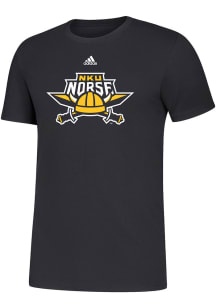 Adidas Northern Kentucky Norse Black Big Logo Amplifier Short Sleeve T Shirt