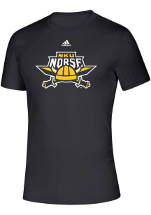 Adidas Northern Kentucky Norse Black Big Logo Creator Short Sleeve T Shirt