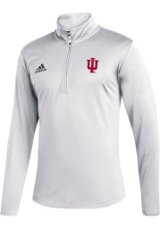 Indiana Hoosiers Mens White Under The Lights Long Sleeve 1/4 Zip Pullover