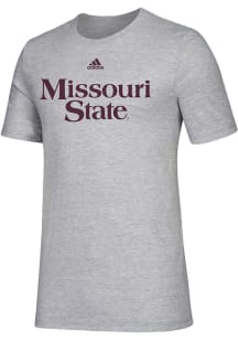 Adidas Missouri State Bears Grey Amplifier Short Sleeve T Shirt