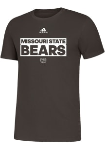 Adidas Missouri State Bears Charcoal Amplifier Short Sleeve T Shirt