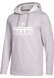 Adidas Missouri State Bears Mens Grey Fleece Hood Long Sleeve Hoodie