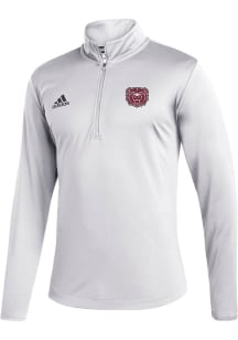 Adidas Missouri State Bears Mens White Under the Lights Long Sleeve 1/4 Zip Pullover