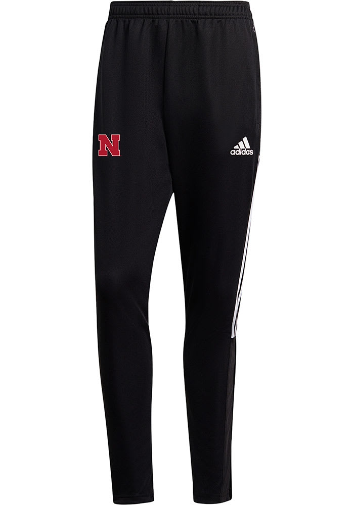 Adidas Nebraska Cornhuskers Mens Black Tiro21 Pants