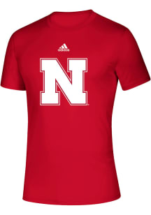 Nebraska Cornhuskers Red Adidas Creator Short Sleeve T Shirt