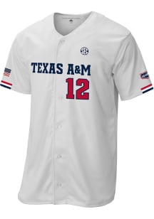 Adidas Texas A&amp;M Aggies Mens White Americana Replica Jersey