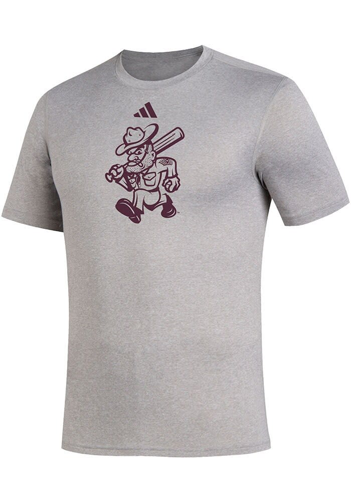 Adidas Texas A&M Aggies GREY Creator Baseball Ol Sarge Short