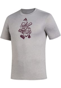 Adidas Texas A&amp;M Aggies Grey Creator Baseball Ol Sarge Short Sleeve T Shirt
