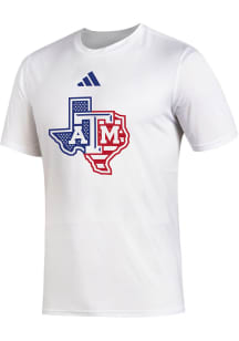 Adidas Texas A&amp;M Aggies White Salute to Service Short Sleeve T Shirt