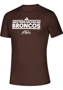 Adidas Western Michigan Broncos Brown Dassler Creator Short Sleeve T Shirt