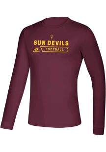 Adidas Arizona State Sun Devils Maroon Football Creator Long Sleeve T-Shirt