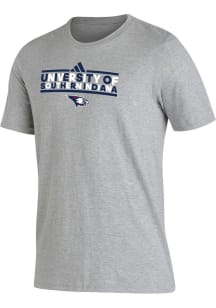 Adidas Southern Indiana Screaming Eagles Grey Primary Logo Short Sleeve T Shirt