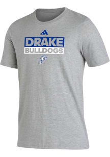 Adidas Drake Bulldogs Grey Dassler Fresh SS Short Sleeve T Shirt