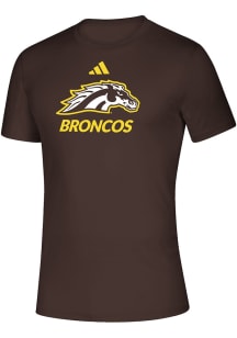 Western Michigan Broncos Brown Adidas Creator Design Short Sleeve T Shirt