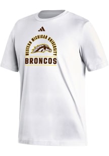 Western Michigan Broncos White Adidas Fresh Short Sleeve T Shirt